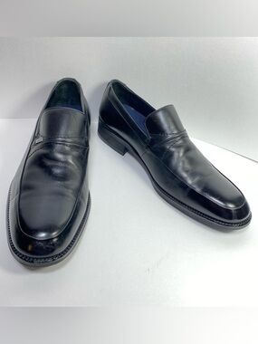 ESQUIRE (S. Korea) Men’s Dress Shoes Loafers Black Formal Preppy, Sz 26.5/US 8.5